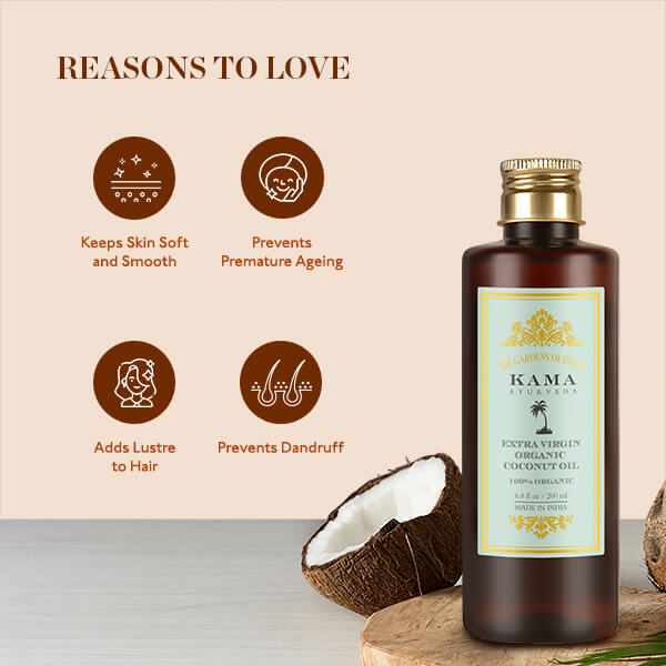 Kama Ayurveda Extra Virgin Organic Coconut Oil