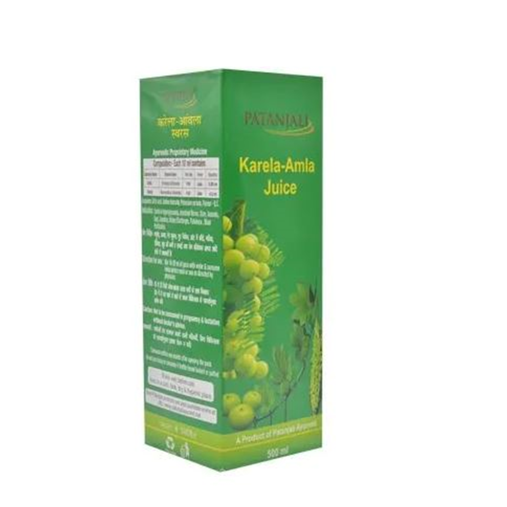 Patanjali Karela Amla Juice (500 ML) - Indyancart