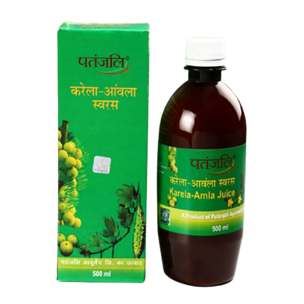 Patanjali Karela Amla Juice (500 ML) - Indyancart