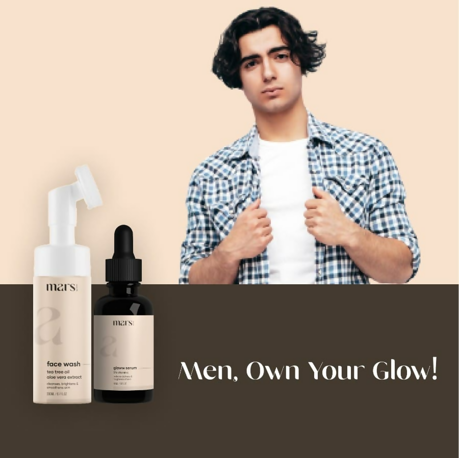 Mars By GHC Clear Skin Combo featuring serums and essence bottles for skincare and skin brightening.