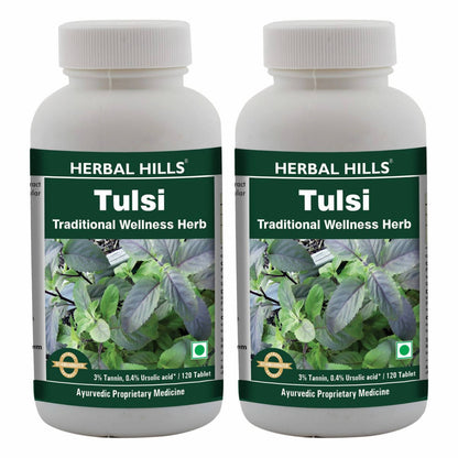 Herbal Hills Tulsi Traditional Wellness Herb Tablets