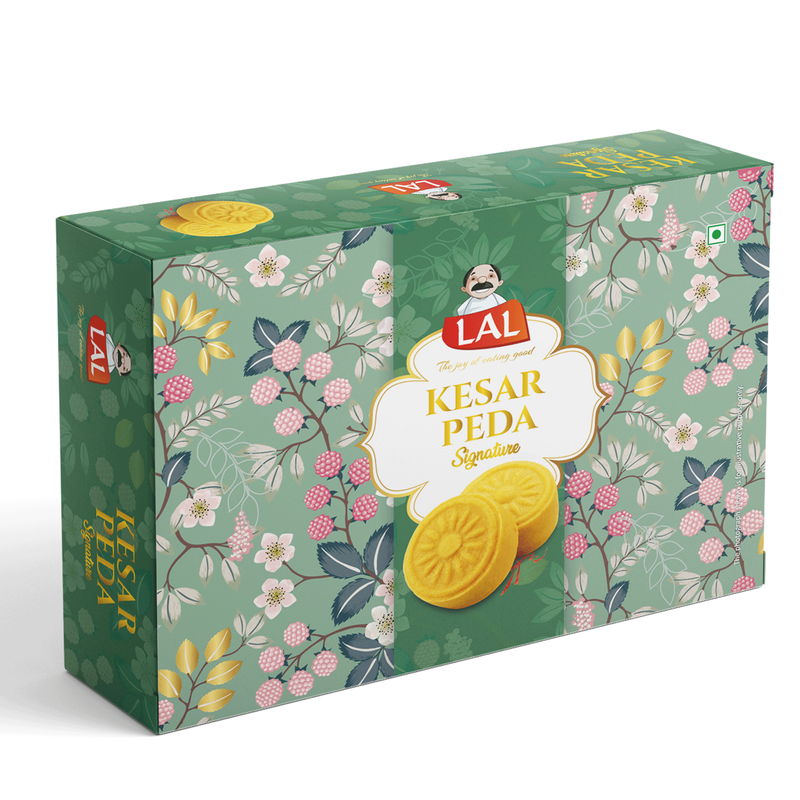 Lal Sweets Kesar Peda