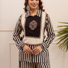 Dhiyona IE Embroidered Straight Tunic & Trouser Co-Ord Set