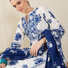 Dhiyona IE Women Floral Printed Cotton Kurta with Trousers & Dupatta