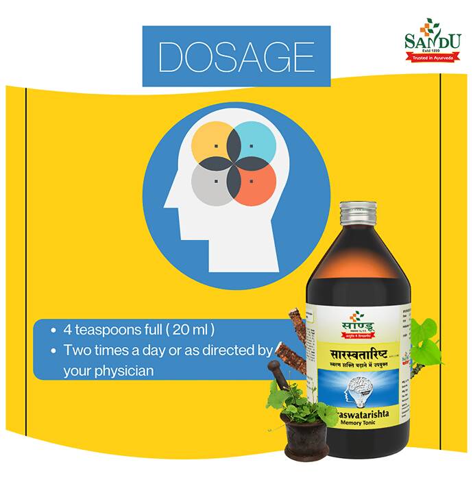 Sandu Saraswatarishta Memory Tonic - Indyancart