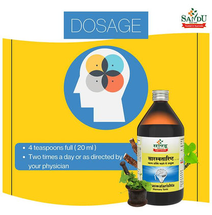Sandu Saraswatarishta Memory Tonic - Indyancart
