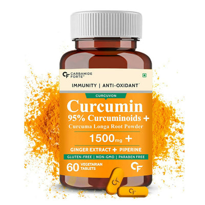 Carbamide Forte Curcumin with Ginger Extract, Piperine Tablets
