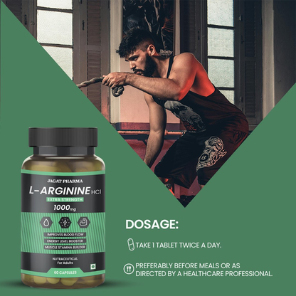 Jagat Pharma L-Arginine 1000mg Capsules