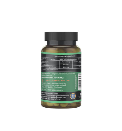 Jagat Pharma L-Arginine 1000mg Capsules