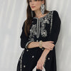 Dhiyona IE Embroidered Pure Cotton Round Neck Top With Trousers Co-Ords