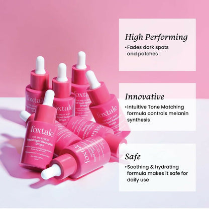 Foxtale Milky Way serum with 3% Tranexamic Acid and Niacinamide for reducing skin marks and hyperpigmentation.