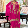 Dhiyona IE Women Ethnic Motifs Embroidered A-Line Kurta with Palazzos & Dupatta