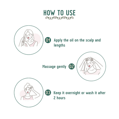 Avimee Herbal Amla Hair Oil For Grey Hair & Dandruff With Vitamin E and Amla Seed Oil