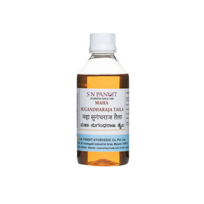S N Pandit Ayurveda Maha Sugandharaja Taila - Indyancart