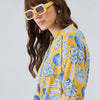 Dhiyona IE Women Floral Printed Regular Kurta with Trousers