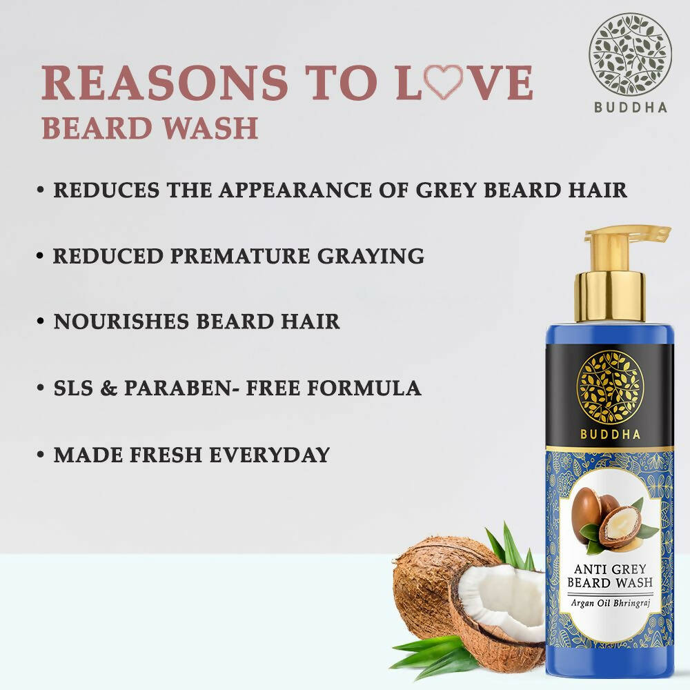 Buddha Natural Anti Grey Beard Wash - Indyancart