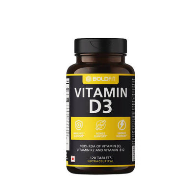Boldfit Vitamin D3 Tablets