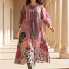 Dhiyona IE Floral Printed Round Neck Pure Cotton Kurta With Trouser