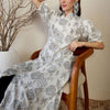 Dhiyona IE Floral Printed Round Neck A-Line Kurta