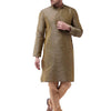 Men's Black Silk Blend Straight Kurta Pyjama Set