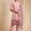 Indyancart IE Women Floral Embroidered Regular Thread Work Kurta with Trousers & With Dupatta