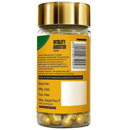 Zandu Vitality Booster Capsules - Indyancart