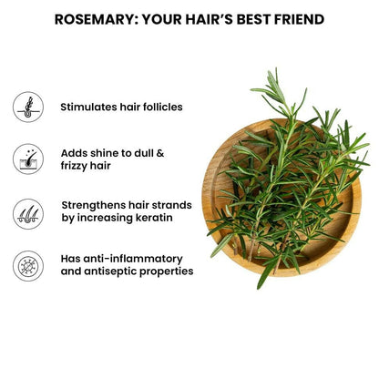 ThriveCo Rosemary Water Hair Spray For Hair Growth