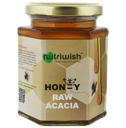 Nutriwish 100% Pure Organic Honey Raw Acacia