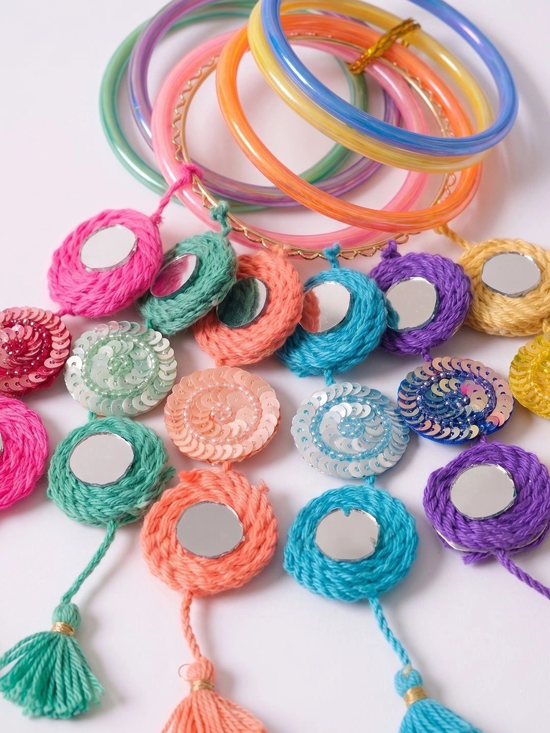 Anouk Set Of 2 Bangle Style Handcrafted Bhaiya Bhabhi Rakhi
