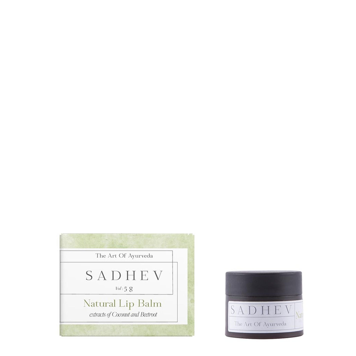 Sadhev Natural Lip Balm - Beetroot & Coconut