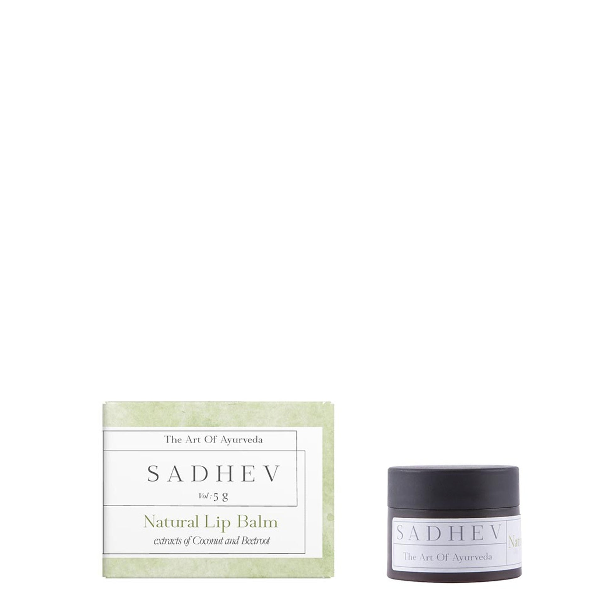 Sadhev Natural Lip Balm - Beetroot & Coconut