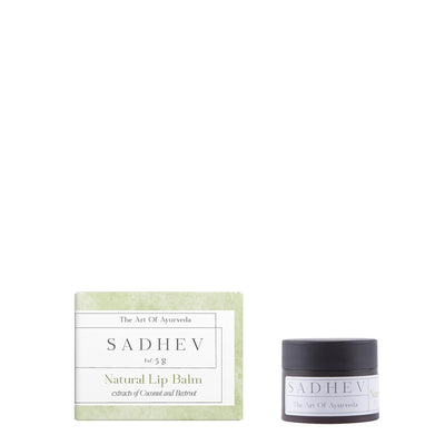 Sadhev Natural Lip Balm - Beetroot & Coconut
