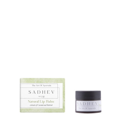 Sadhev Natural Lip Balm - Beetroot & Coconut