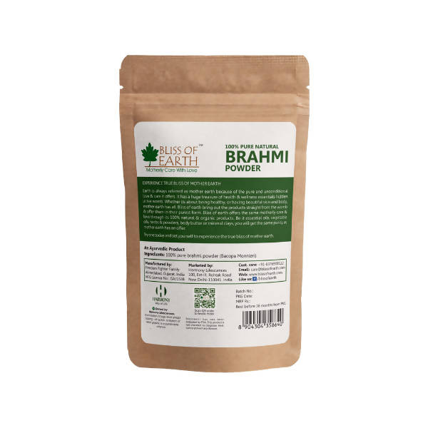 Bliss of Earth 100% Pure Natural Brahmi Powder - Indyancart