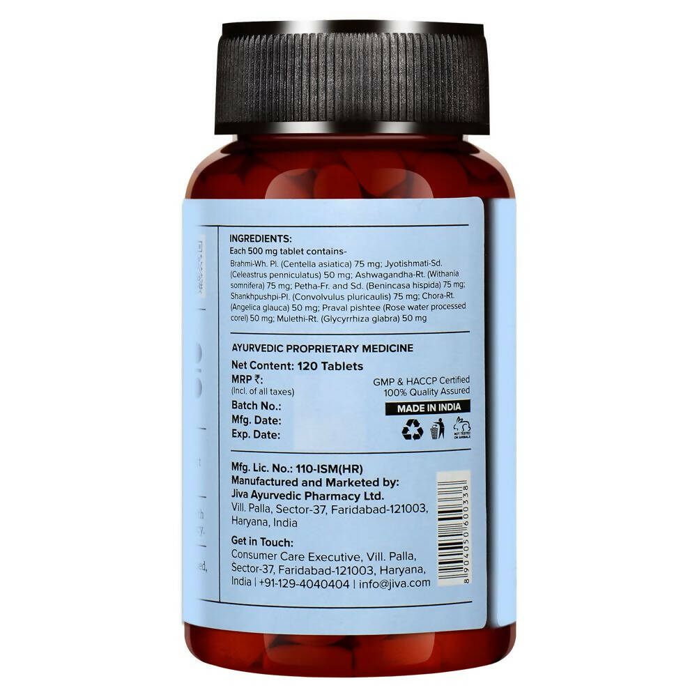 Jiva Ayurveda Stress-Free Tablets - Indyancart