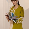 Dhiyona IE Women Floral Printed Regular Kurta with Trousers