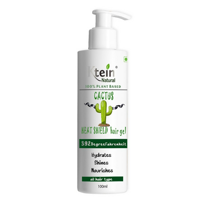 Ktein Cactus Heat Gel: 392°F Ultimate Heat Defense & Luscious Hair