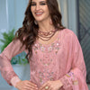 Dhiyona IE Women Floral Embroidered Thread Work Kurta with Trousers & Dupatta Kurta Sets