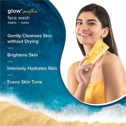 Aqualogica Glow+ Smoothie Face Wash - Indyancart