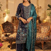 Indyancart IE Women Ethnic Motifs Embroidered Kurta with Palazzos & Dupatta