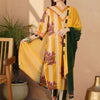 Indyancart IE Women Floral Printed Regular Pure Cotton Kurta with Trousers & With Dupatta