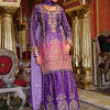 Dhiyona IE Ethnic Motifs Embroidered Thread Work Chinon Kurta with Sharara & With Dupatta