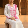 Dhiyona IE Women Floral Embroidered Thread Work Kurta with Trousers & Dupatta