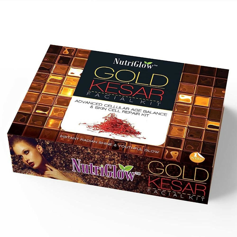 NutriGlow Gold Kesar Facial Kit - Indyancart