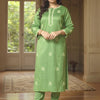 Dhiyona IE Floral Embroidered Round Neck Tunic With Trousers
