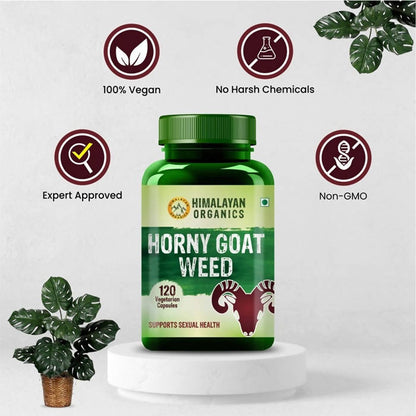 Himalayan Organics Horny Goat Weed Vegetarian Capsules