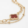 Dhiyona Women Artrificial Stones Gold Plated Rakhi With Roli Chawal Chandan Mishri