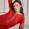 Dhiyona IE Embroidered Cotton Tunic With Trouser