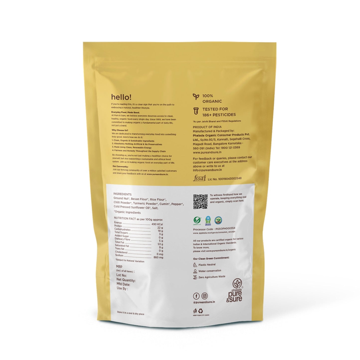 Pure & Sure Organic Peanut Masala