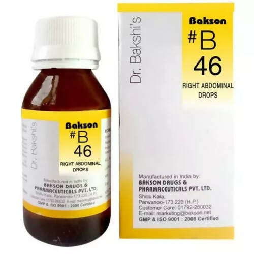 Bakson's Homeopathy B46 Drops - Indyancart
